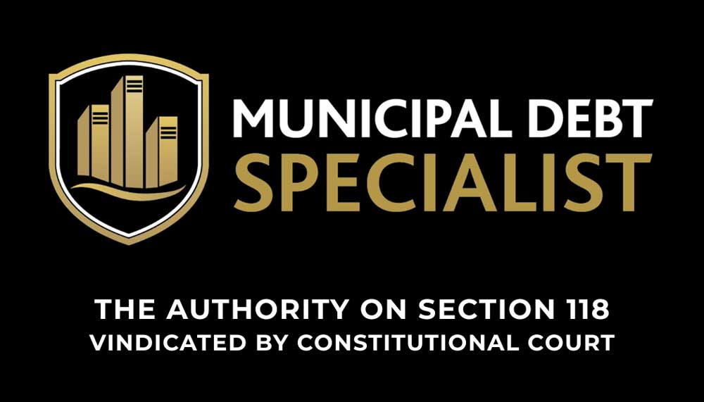 Municipal-Debt-Specialist-authority-on-Section-118 - Municipal Debt Specialist Municipal Debt Specialist authority on Section 118